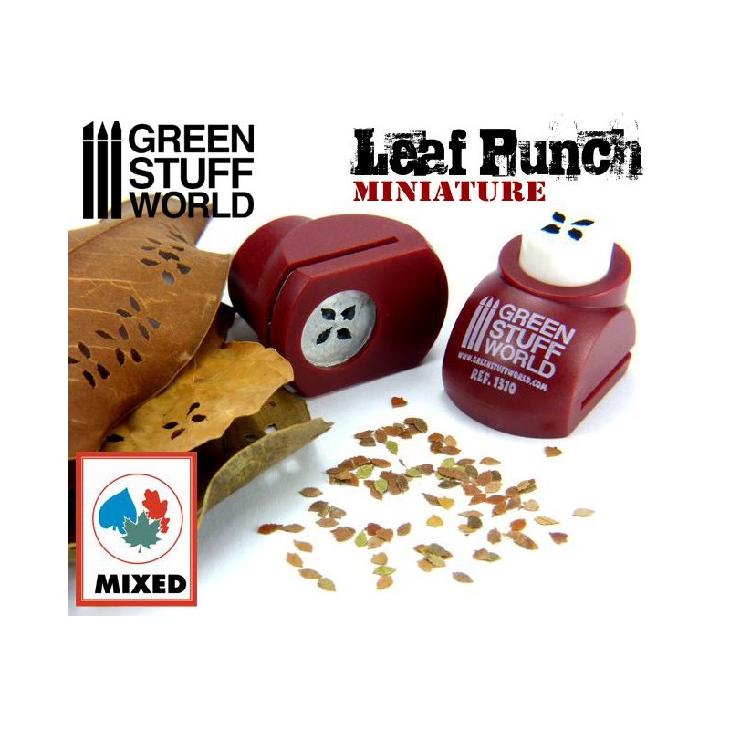 1310 - Leaf Punch - Mixed Leaves (Red) 1:35, 1:43 & 1:48
