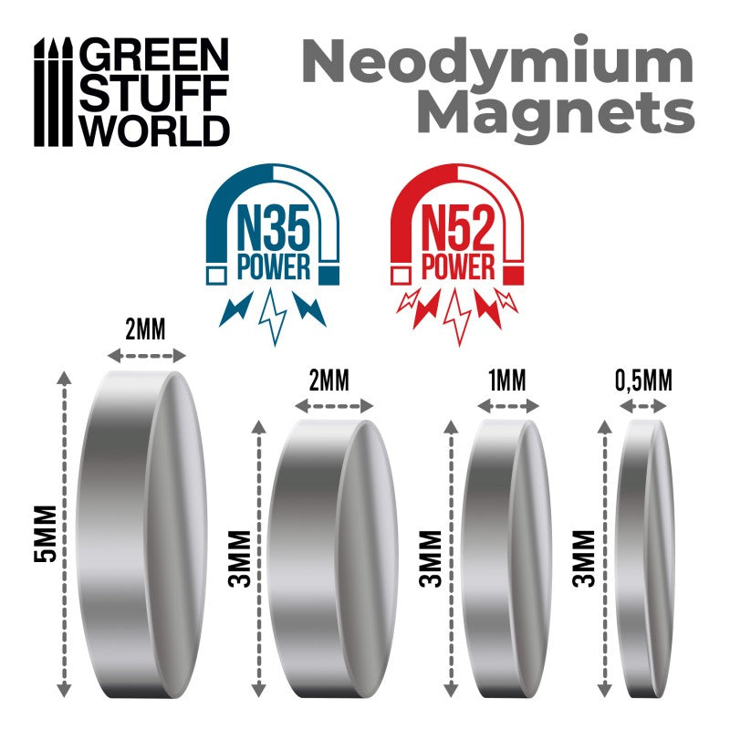 9262 - Neodymium Magnets 3x0.5mm - Set x 100