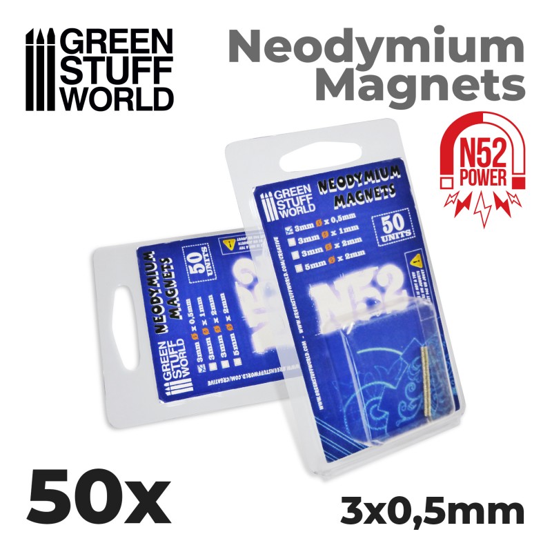 9258 - Neodymium Magnets 3x0.5mm - Set x 50