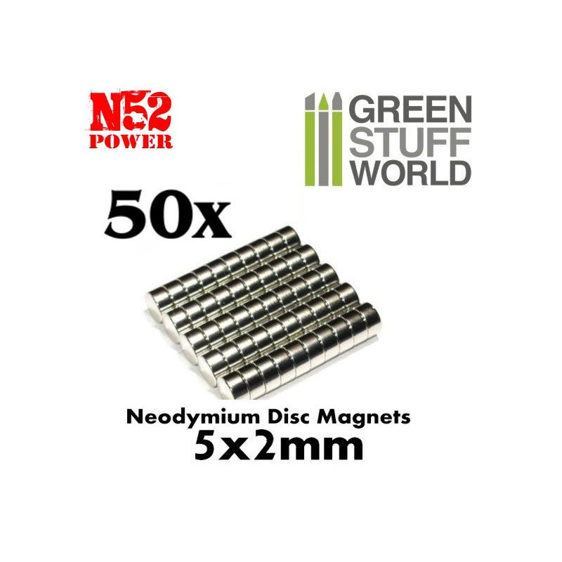 9261 - Neodymium Magnets 5x2mm - set x 50