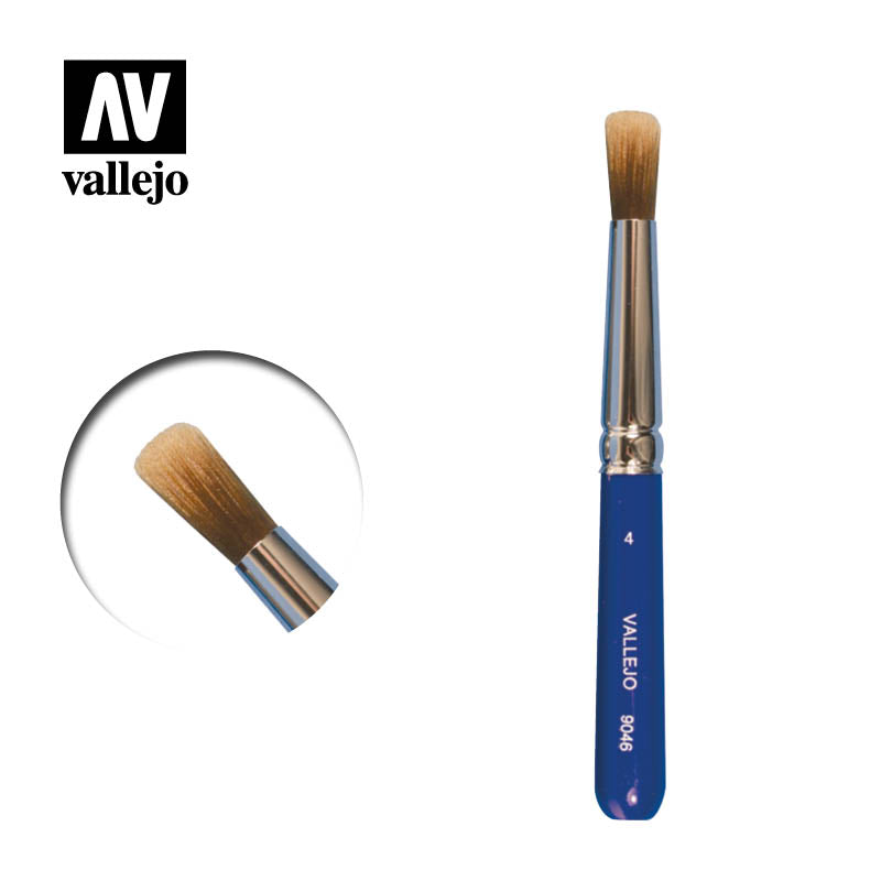 P90464 - Rounded Stencil Synthetic Brush No. 4
