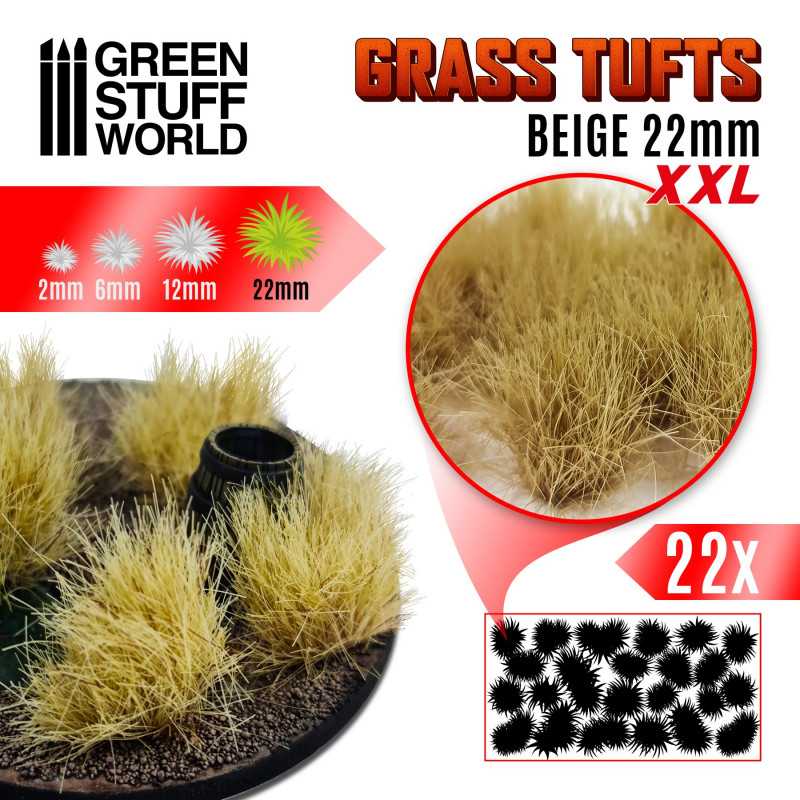 11450 - Grass Tuft's 22mm XXL - Beige