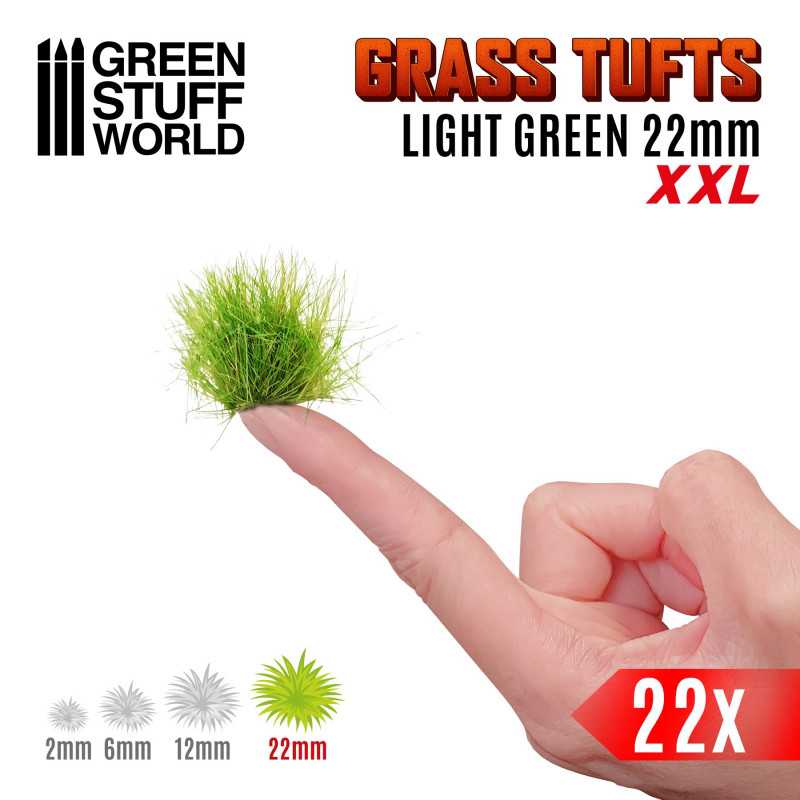 11452 - Grass Tuft's 22mm XXL - Light green