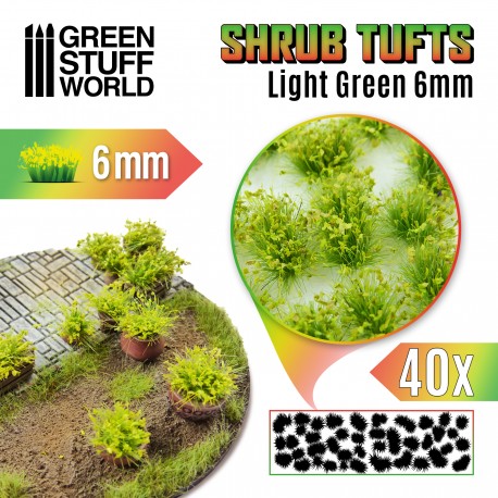 1305 - Light Green Shrub Tuft