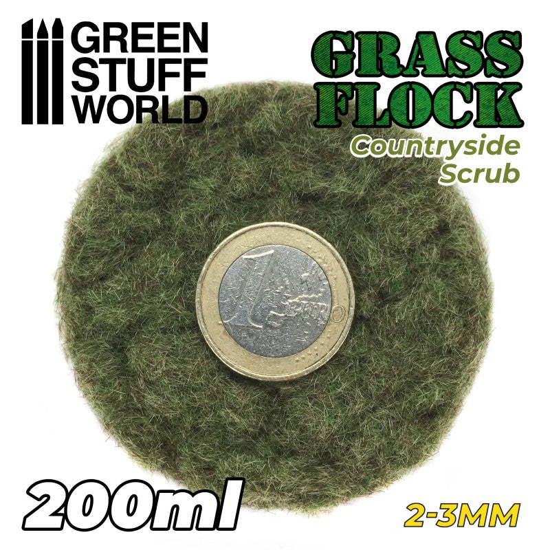 11145 - Grass Flock - COUNTRYSIDE SCRUB 2-3mm (200ml)