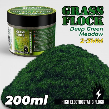 11148 - Grass Flock - DEEP GREEN MEADOW 2-3mm (200ml)