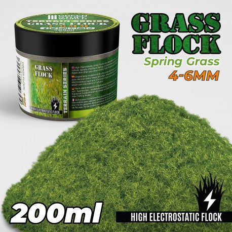 11157 - Grass Flock - SPRING GRASS 4-6mm (200ml)