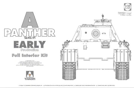 TAK2097 - 1/35 - Panther Ausf. A early prod. full Interior