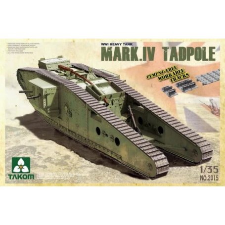 TAK2015 - 1/35 - WWI Mark IV "Tadpole" w/rear Mortar