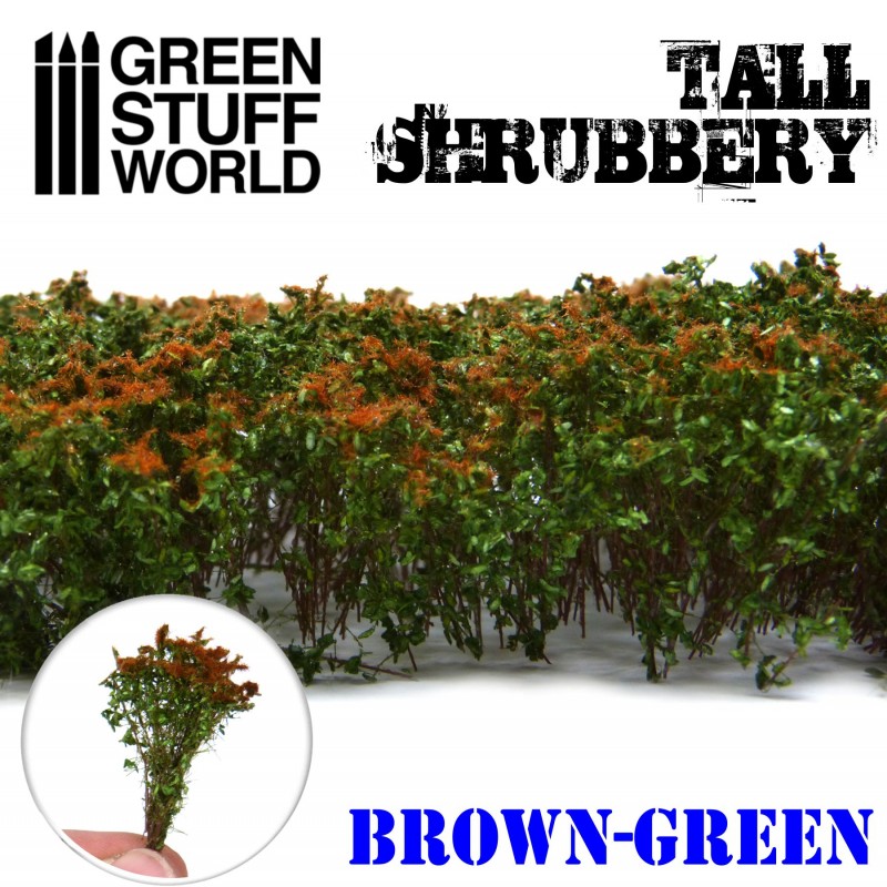9930 - Tall Shrubbery - Brown Green