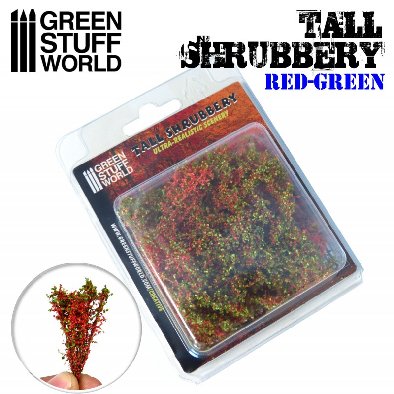 9929 - Tall Shrubbery - Red/Green