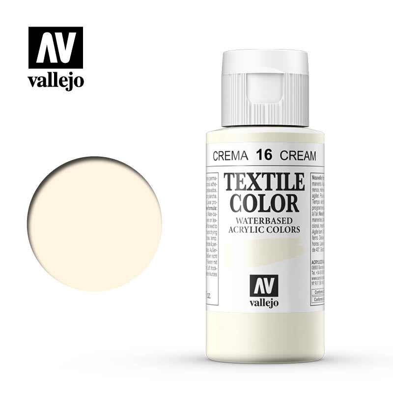40.016 - Cream - Opaque - Textile Color - 60 ml