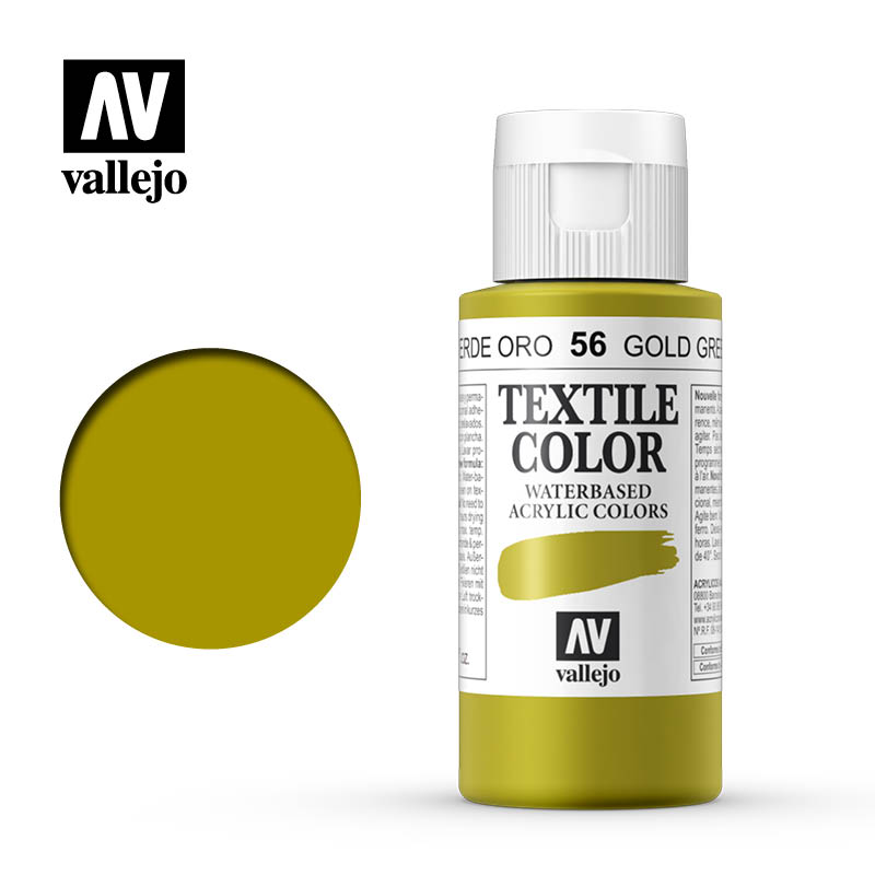 40.056 - Gold Green - Opaque - Textile Color - 60 ml