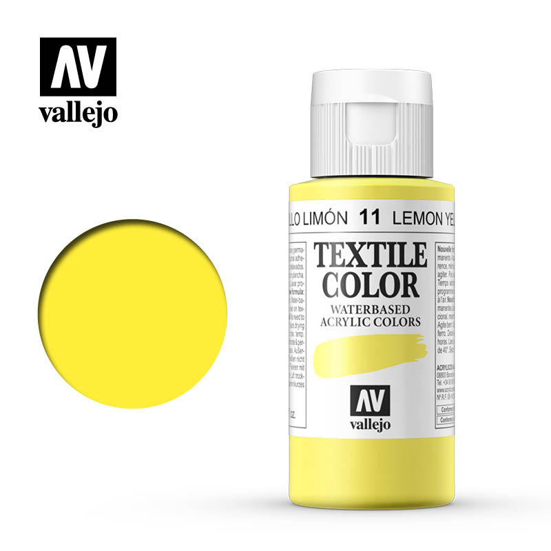 40.011 - Lemon Yellow - Opaque - Textile Color - 60 ml