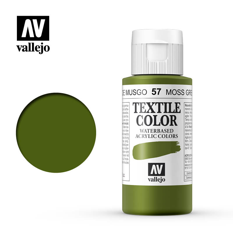 40.057 - Moss Green - Opaque - Textile Color - 60 ml
