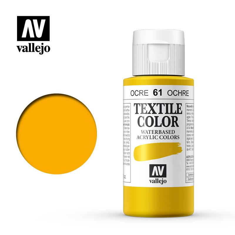 40.061 - Ochre - Opaque - Textile Color - 60 ml
