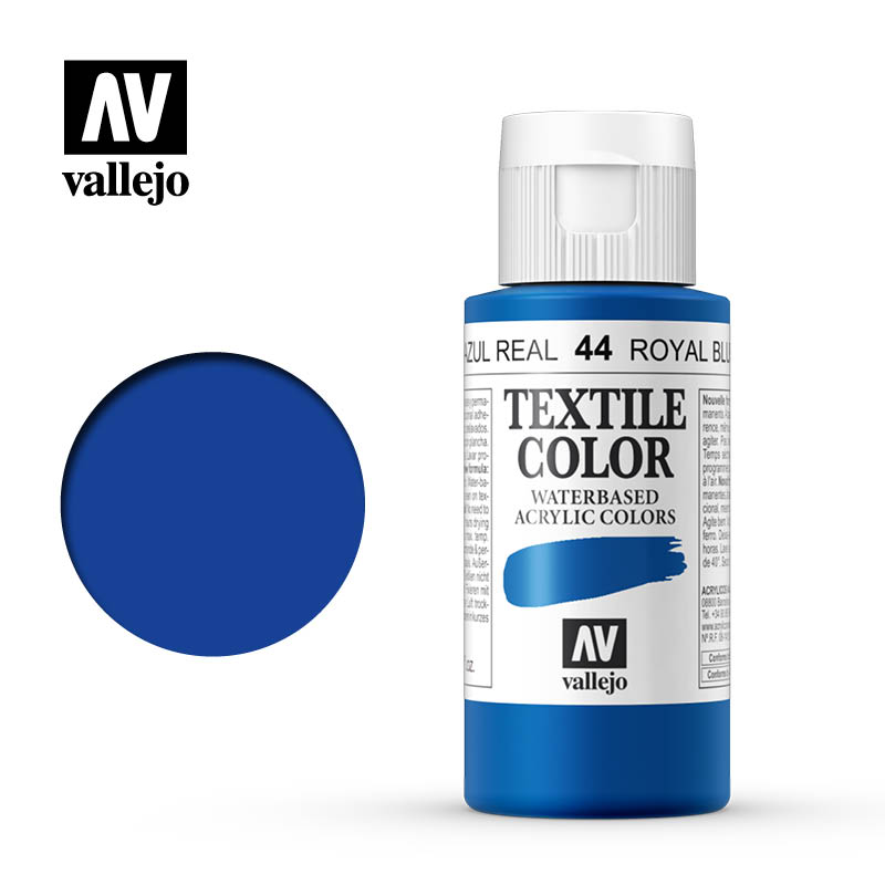 40.044 - Royal Blue - Opaque - Textile Color - 60 ml