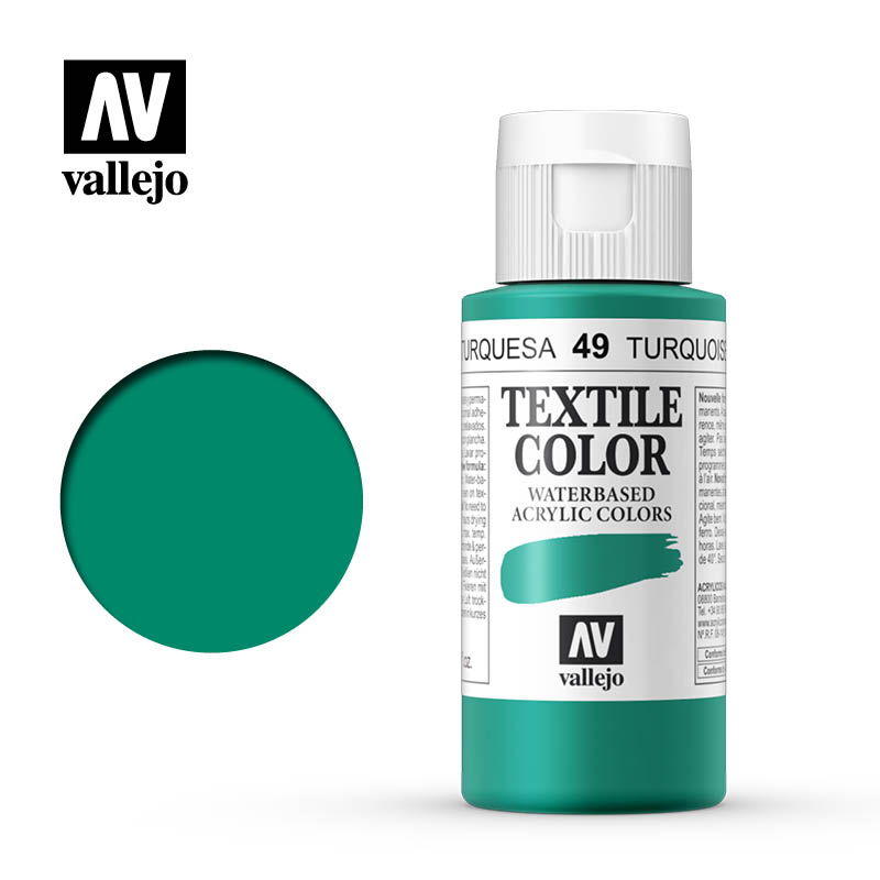 40.049 - Turquoise - Opaque - Textile Color - 60 ml