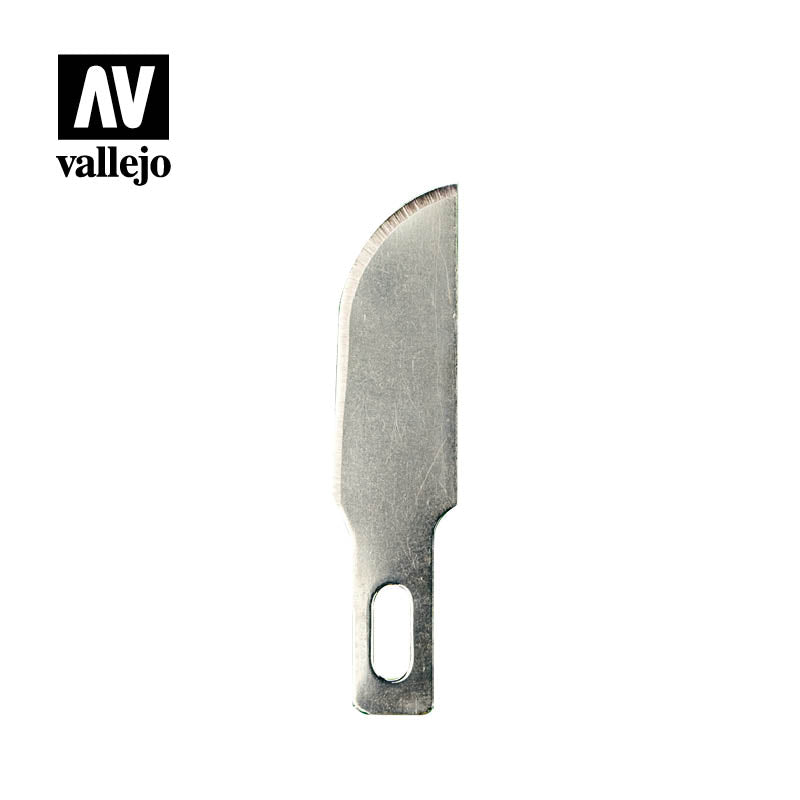 T06002 - 10 General Purpose Curved Blades (5) for no 1 Handle  - Vallejo Tools - Supernova Studio