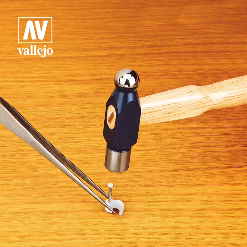 T12008 - Straight Tip Stainless Steel Tweezers - Vallejo Tools