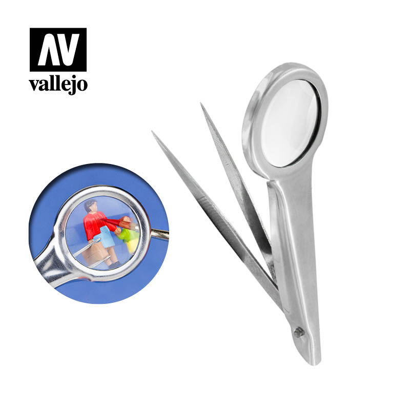 T12001 - Magnifier Tweezers - Vallejo Tools