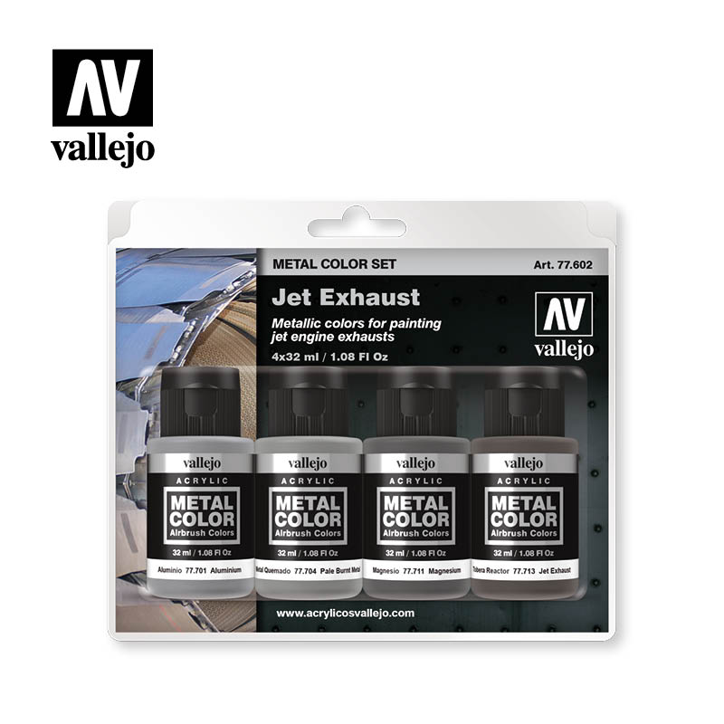 32ml Spain vallejo AV model paint metal color environmentally friendly  water-based [metal spray paint] 77701