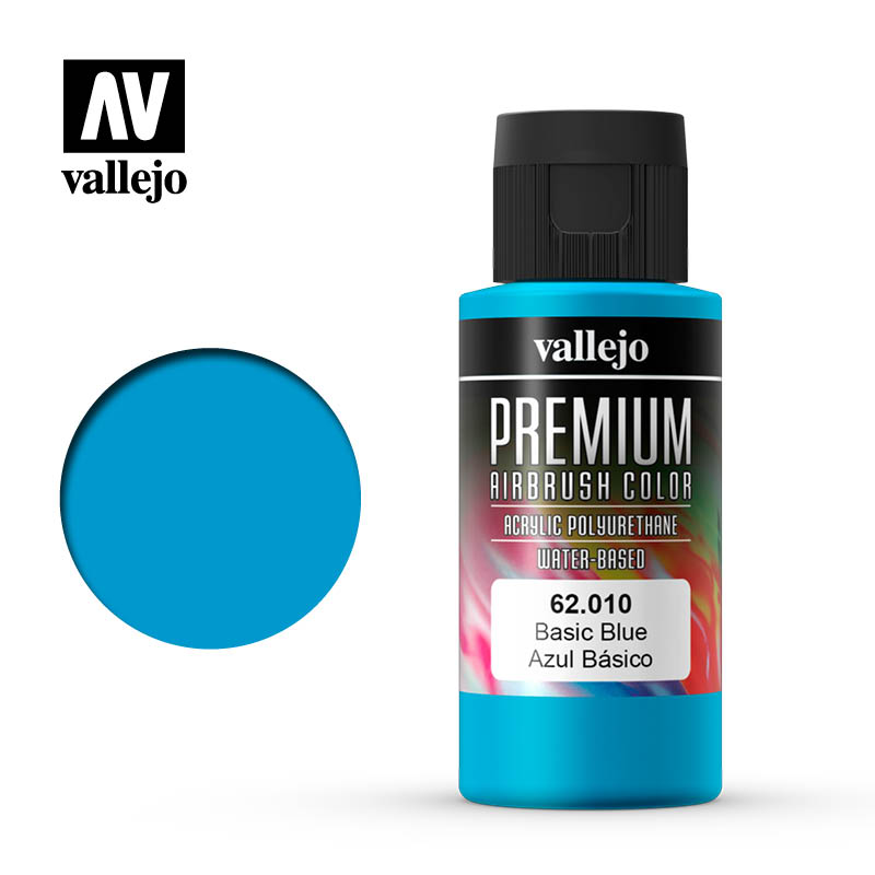 62.010 - Basic Blue - Opaque - Premium Airbrush Color - 60 ml