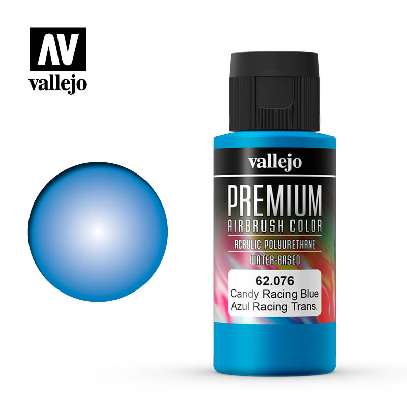 62.076 - Candy Racing Blue - Premium Airbrush Color - 60 ml