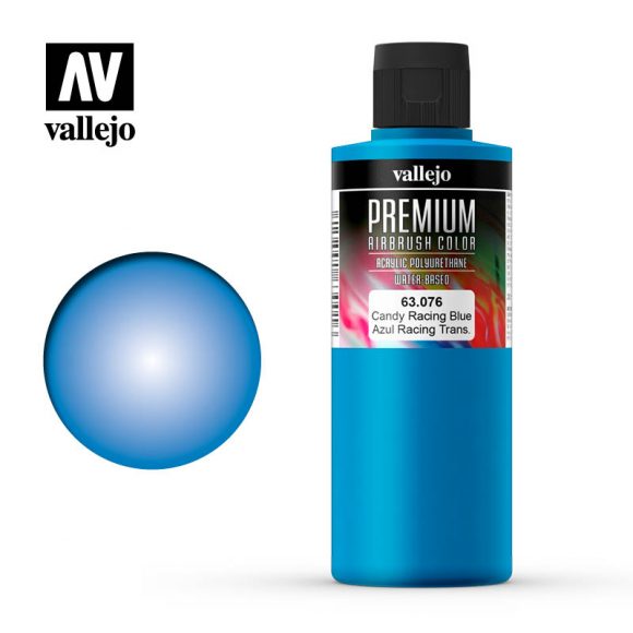 63.076 - CANDY RACING BLUE - Premium Airbrush Color - 200 ml
