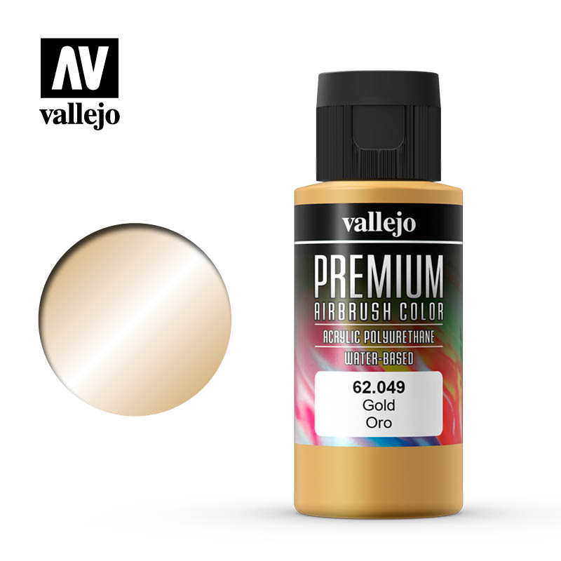 62.049 - Metallic  Gold - Premium Airbrush Color - 60 ml
