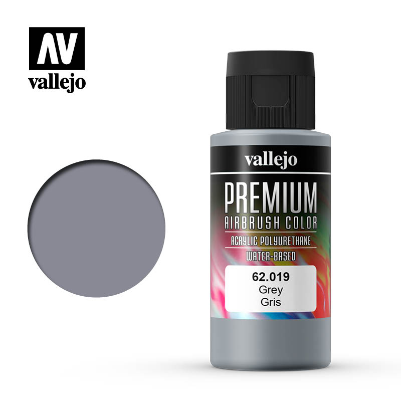 62.019 - Grey - Opaque  - Premium Airbrush Color - 60 ml