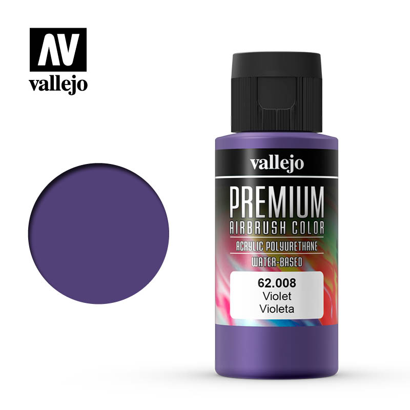 62.008 - Violet - Opaque  - Premium Airbrush Color - 60 ml