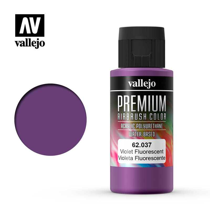 62.037 - Violet - Fluorescent - Premium Airbrush Color - 60 ml