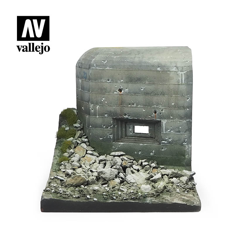 SC012 -  WWII Bunker 1/35  -  Vallejo Scenics