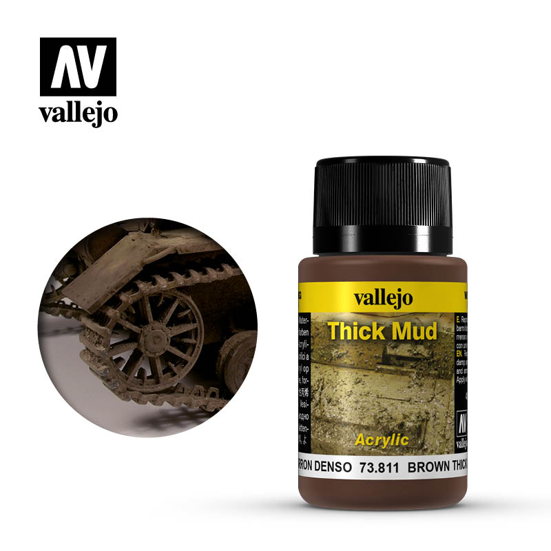 73.811 Brown Thick Mud - Vallejo Weathering Effects