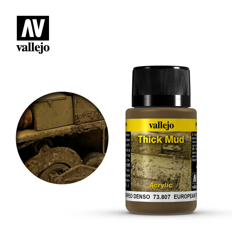 73.807 European Thick Mud - Vallejo Weathering Effects