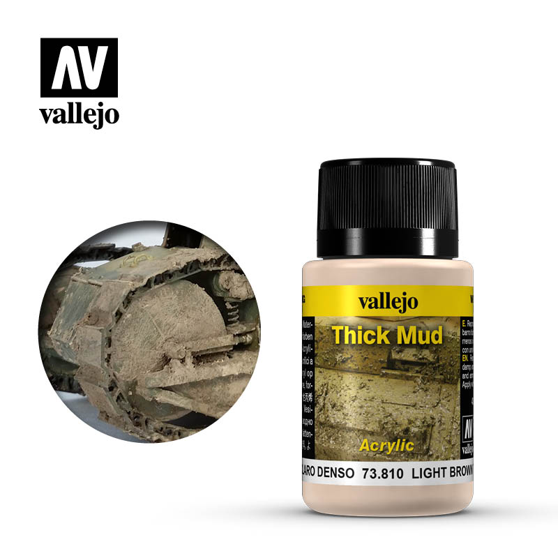 73.810 Light Brown Thick Mud - Vallejo Weathering Effects