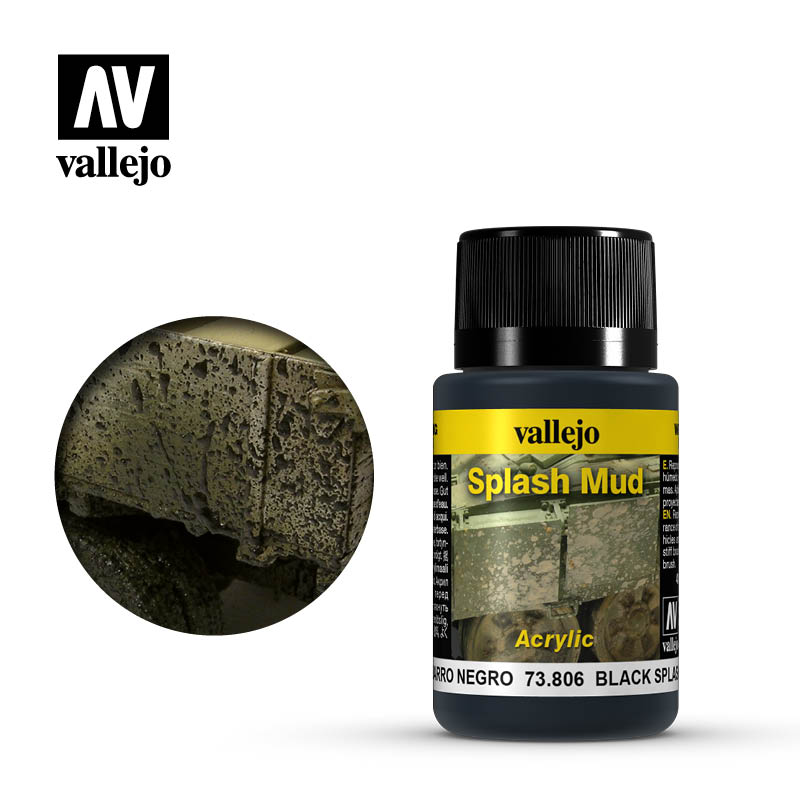 73.806 Black Splash Mud - Vallejo Weathering Effects