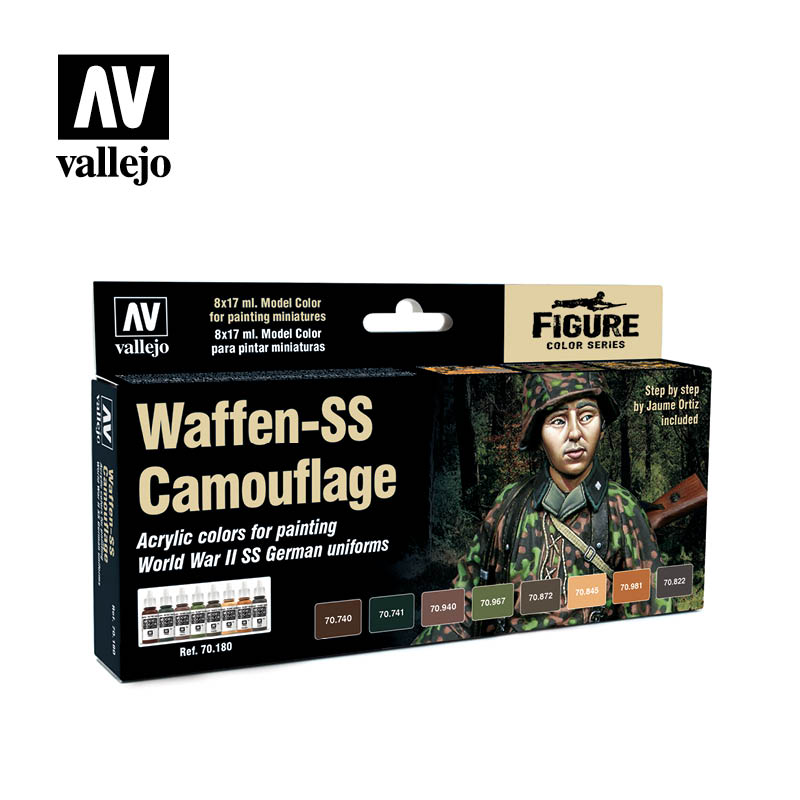 70.180  Waffen SS Camouflage (8) - Model Color Set