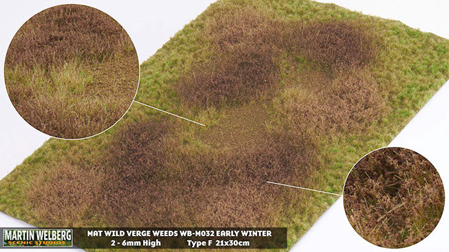 WB- M032 - Verge - Wild Verge Winter Weeds F - Martin Welberg Scenic Studios