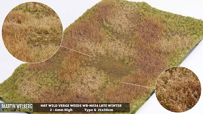 WB- M034 - Verge - Wild Verge Winter Weeds G - Martin Welberg Scenic Studios