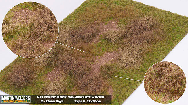 WB- M057 - Forest Floor - Forest Floor Winter G - Martin Welberg Scenic Studios
